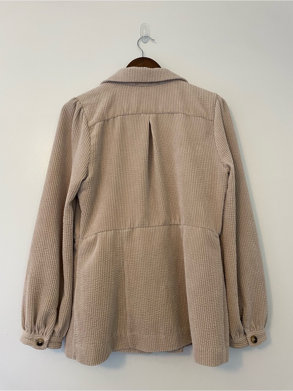 Anthropologie Current Air Courtney Feminine Soft Ribbed Corduroy Blazer - Picture 3 of 4